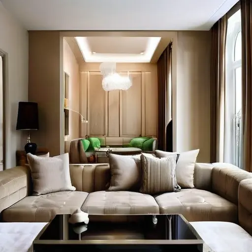 Дизайн интерьера гостиной с большим диваном: как сохранить свободные проходы