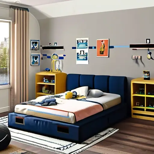 Дизайн интерьера детской с местом для хранения игрушек: как сохранить порядок