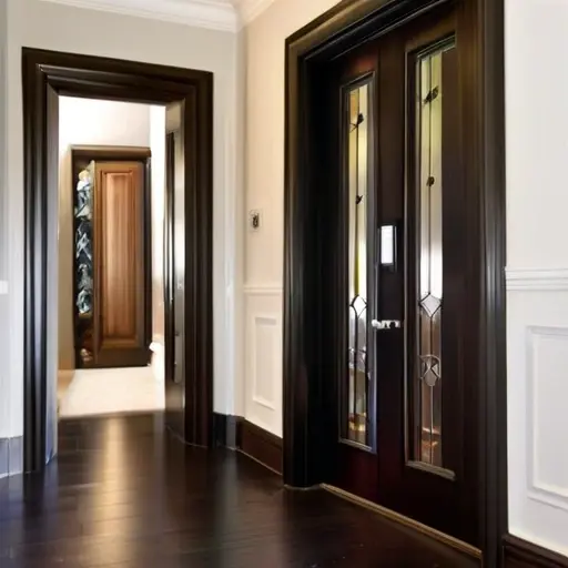 Межкомнатные двери со стеклом для темного коридора: что выбрать