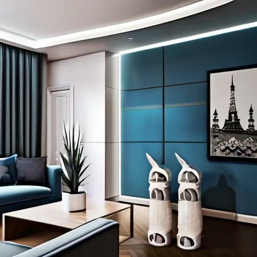 Дизайн интерьера квартиры в холодных оттенках: как сохранить комфорт и глубину