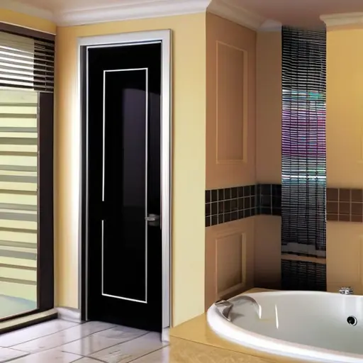 Двери для маленькой ванной комнаты: что учитывать при выборе