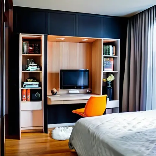 Дизайн интерьера с рабочим местом в спальне: как зонировать комнату грамотно Дизайн интерьера с рабочим местом в спальне: как зонировать комнату грамотно