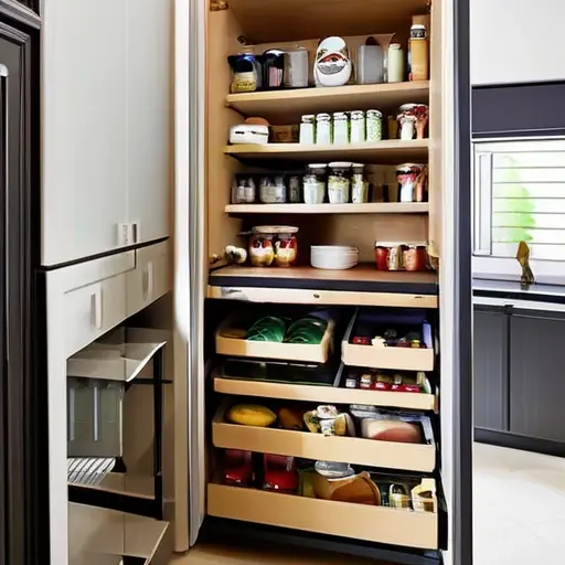 Дизайн интерьера кухни с пеналом и встроенной техникой: как избежать перегруза