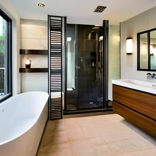 Дизайн интерьера ванной с душевой зоной: как оформить пространство современно