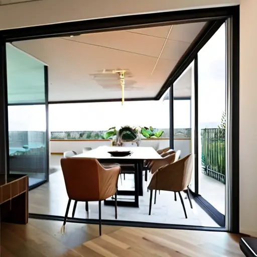 Дизайн интерьера комнаты с выходом на балкон: как использовать сложную планировку