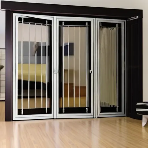 Дверь-гармошка в квартире: когда такой вариант оправдан