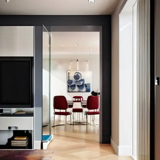 Портал вместо двери в гостиную: как оформить широкий проем