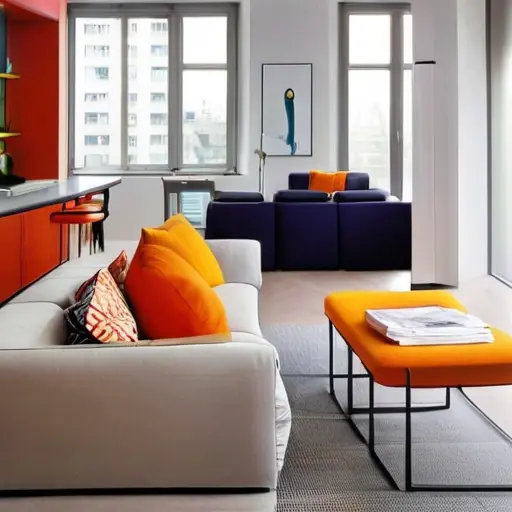 Дизайн интерьера квартиры с яркими акцентами: как добавить цвет без перегруза