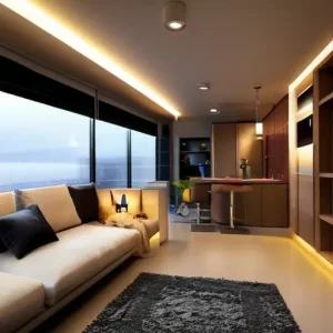 Дизайн интерьера квартиры с трековым светом: где он уместен в жилых помещениях