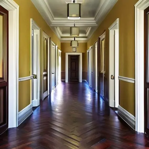 Дизайн интерьера коридора с несколькими дверями: как собрать все в единую композицию