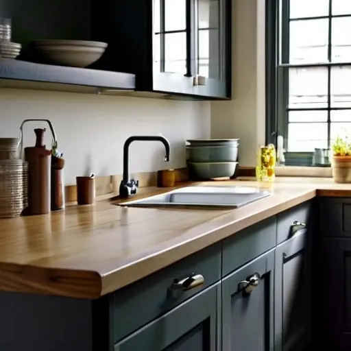 Дизайн интерьера кухни с подоконником-столешницей: плюсы для маленького пространства