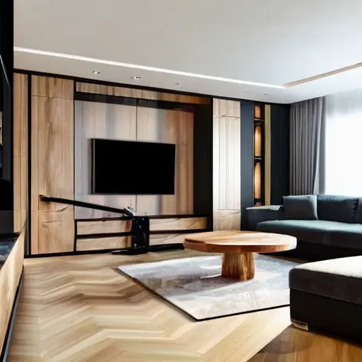 Дизайн интерьера гостиной с закрытыми системами хранения: как сделать интерьер легче