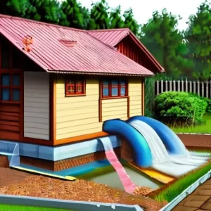 Дачные работы по отводу воды от дома: как защитить участок от сырости