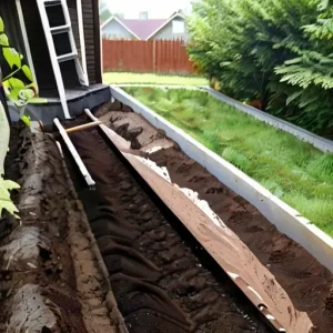 Дачные работы по устройству канав на участке: когда это помогает