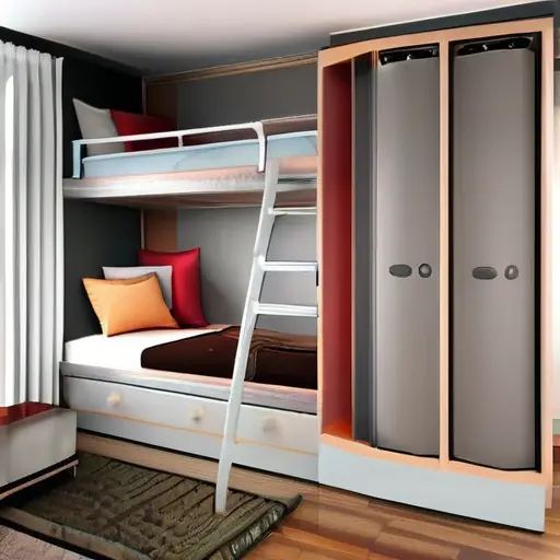 Дизайн интерьера детской с двухъярусной кроватью: как организовать остальное пространство