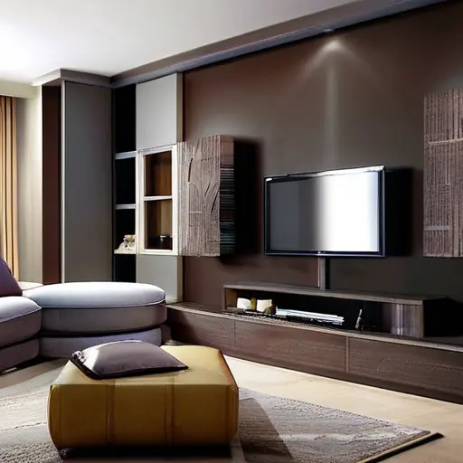 Как выбрать способ отделки стен в зоне телевизора