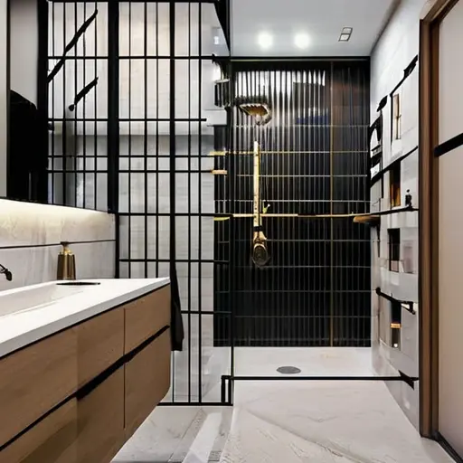 Дизайн интерьера ванной комнаты с душевой перегородкой: как визуально расширить помещение