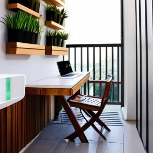 Дизайн интерьера лоджии с рабочим столом: как организовать удобную мини-зону