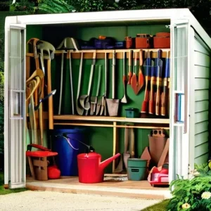 Дачные работы по размещению садового инвентаря: как организовать удобное хранение