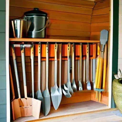 Дачные работы по размещению садового инвентаря: как организовать удобное хранение