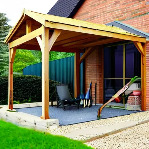 Дачные работы по устройству навеса для хранения: с чего начать