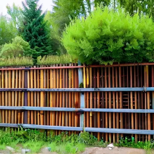 Дачные работы по борьбе с разрастанием травы вдоль забора