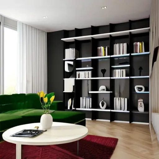 Дизайн интерьера квартиры с открытыми стеллажами: как оформить полки аккуратно